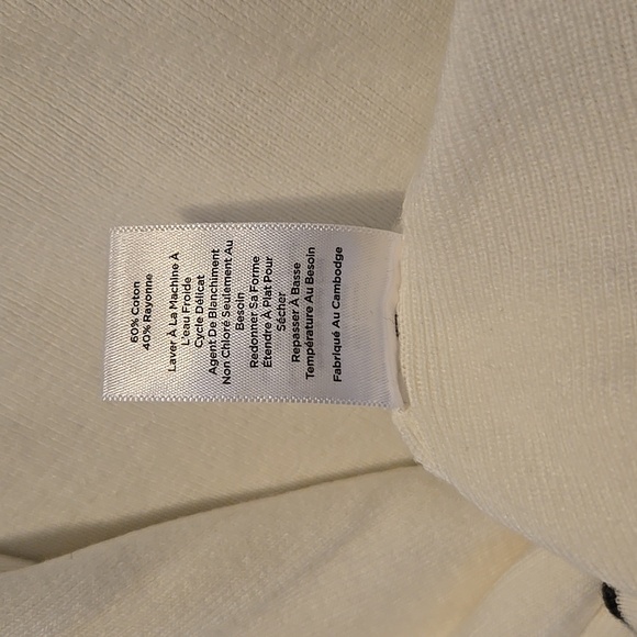 Lightweight Cream Sweater in 2X - Picture 6 of 6